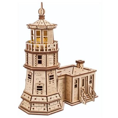 Maquette en bois : Split Rock Phare Avec LumiÃ¨re en 1:66
