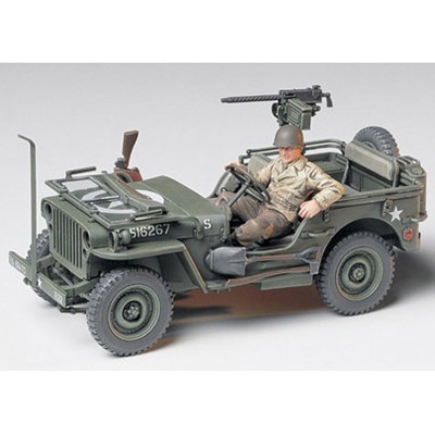 maquette vã©hicule militaire : jeep willys 1/4 ton