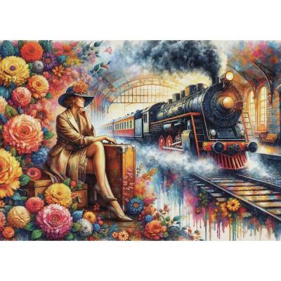 Puzzle 1000 piÃ¨ces : L'Ã©lÃ©gance rencontre la vapeur