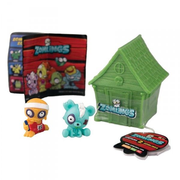 Zomlings : Maison + 2 figurines - MagicBox-P00761