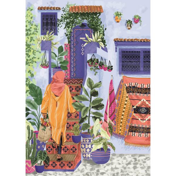 1000 piece puzzle : Women Around the World - Morocco - Claire Morris - Special Edition - Magnolia-3443
