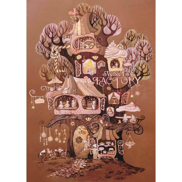 Puzzle 1000 pièces : Fabrique de bonbons- Julia Vaihicheva - Edition Spéciale - Magnolia-3450