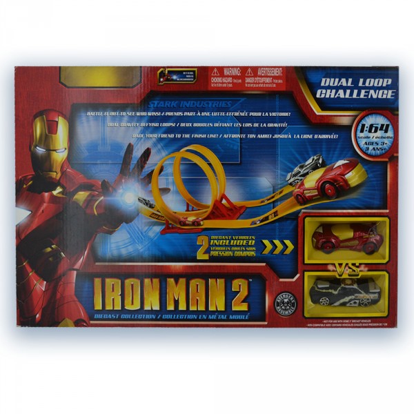 Circuit de voiture : Dual loop challenge : Iron Man 2 - Maisto-M12086