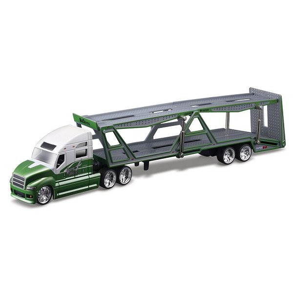 Modèle réduit - Camion de transport Allstars - Echelle 1/64 : Vert - Maisto-M11513-3