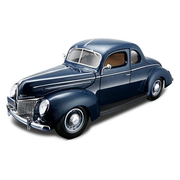 Modèle réduit - Ford Deluxe Coupe 1939 - Echelle 1/18 : Bleu - Maisto-M31180-2