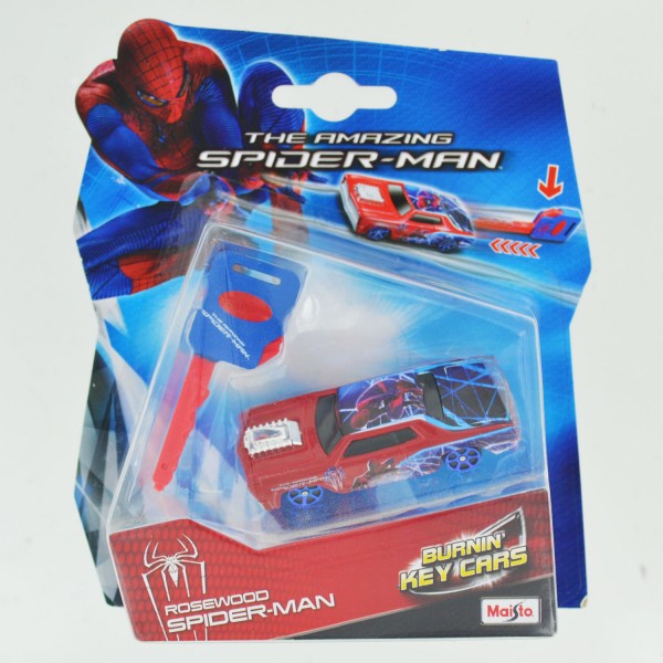 Voiture Burnin' Key Cars : Rosewood : Spiderman - Maisto-M15219-3