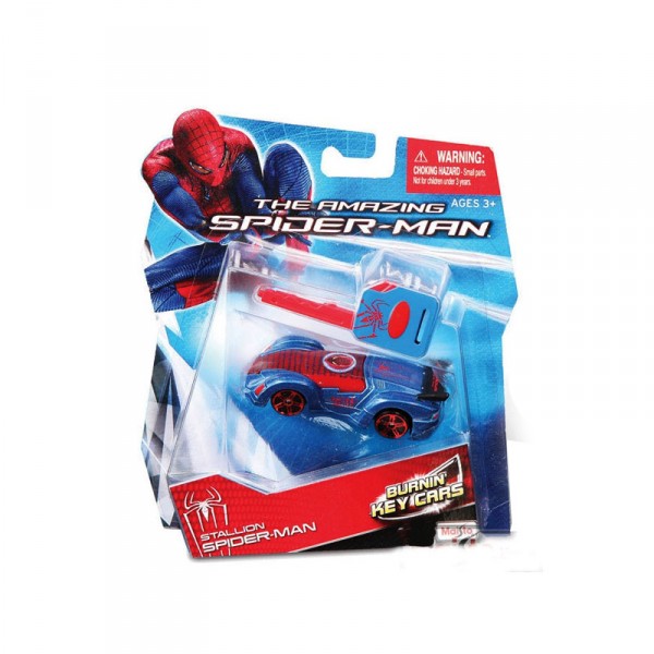 Voiture Burnin' Key Cars : Stallion : Spiderman - Maisto-M15219-2