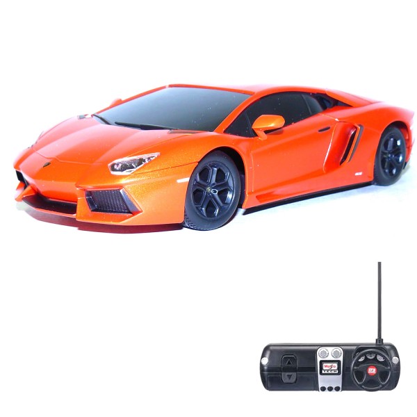 Voiture radiocommandée Lamborghini Aventador LP700-4 : Orange - Maisto-M81057-2