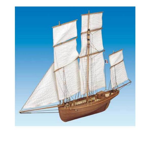 Maquette de bateau en bois : La Madeline - Mantua-S068732