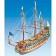 Miniature Maquette de bateau en bois : Le Soleil Royal