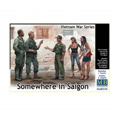 Somewhere in Saigon,Vietnam War Series - 1:35e - Master Box Ltd.