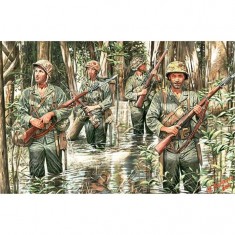U.S. Marines in jungle, WWII era - 1:35e - Master Box Ltd.