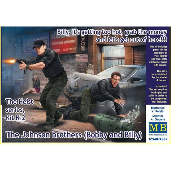 The Heist series,Kit#2. The Johnson brothers (Bobby and Billy)- 1:24e - Master Box Ltd. - MB24065