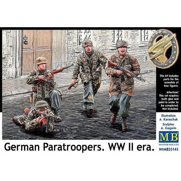 German Paratroopers, WWII era - 1:35e - Master Box Ltd. - MB35145