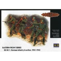 German Infantry in action 1941-1942 Eastern Front Series Kit No. 1- 1:35e - Master Box Ltd.