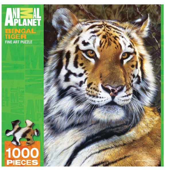 Puzzle 1000 pièces : Tigre du Bengale - Master-Pieces-71635