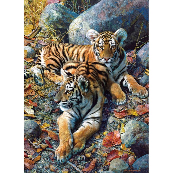 Puzzle 1000 pièces : Tigre du Bengale - Master-Pieces-71528