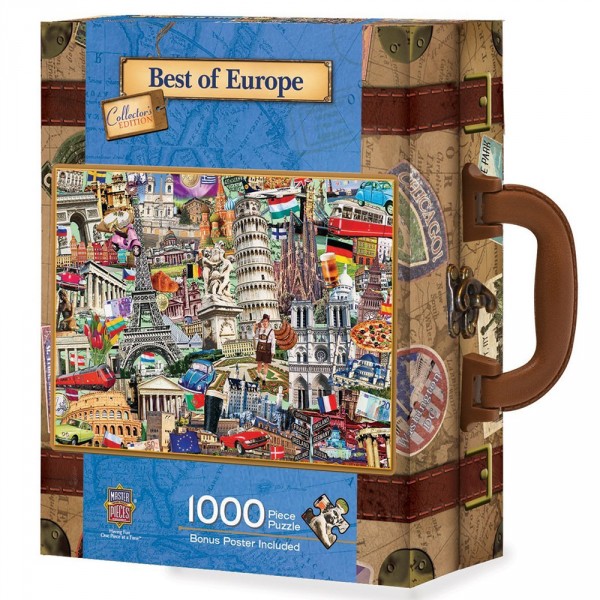 Puzzle 1000 pièces : Best of Europe - Master-Pieces-71672