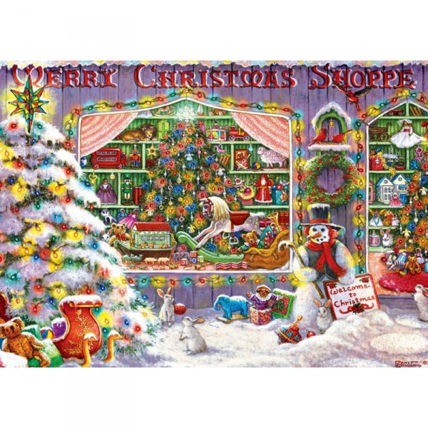 Puzzle 1000 pièces : Boutique de Noël - Master-Pieces-71675