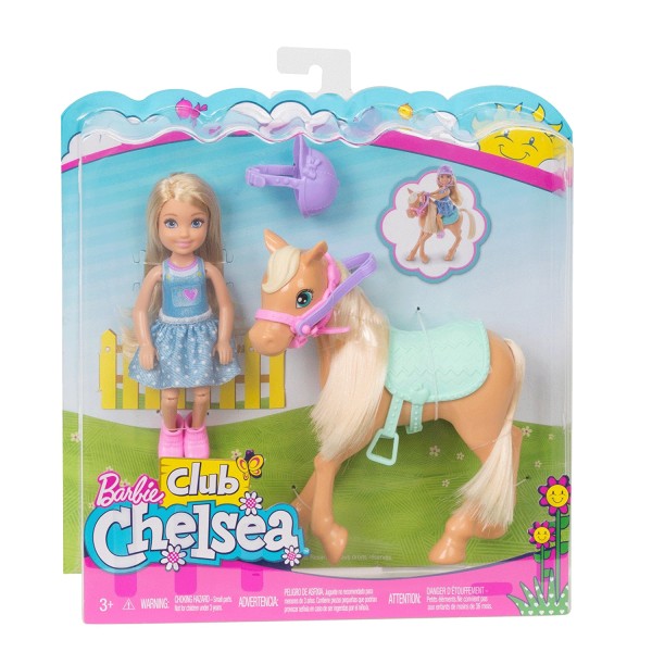 Barbie : Chelsea et son poney - Mattel-DYL42