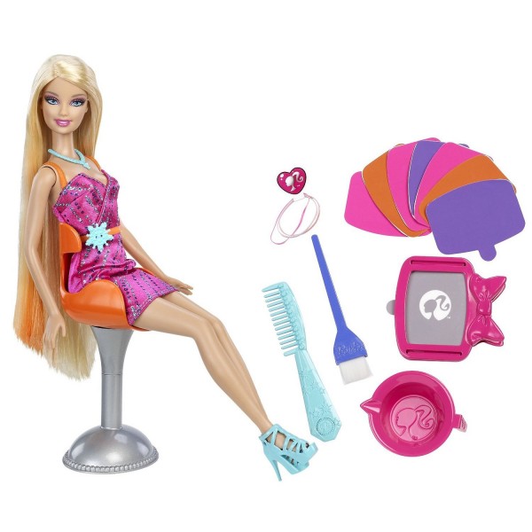 Barbie Relooking Couleurs - Mattel-X7888