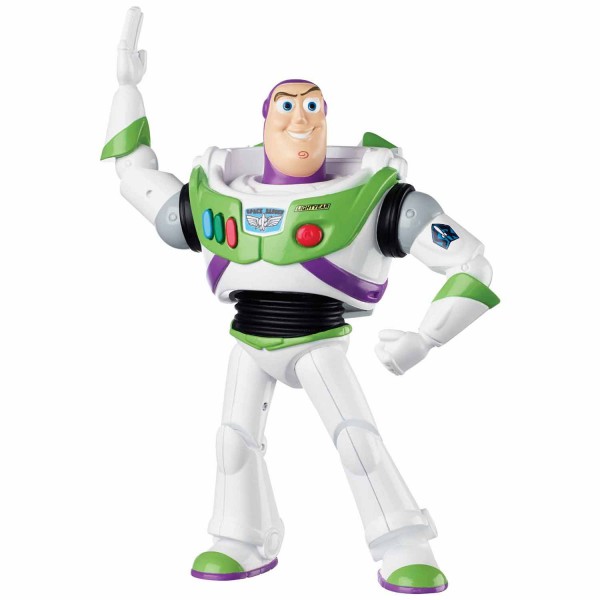Figurine Deluxe Toy Story 15 cm : Buzz l'Eclair Action karaté - Mattel-Y4569-CCX75