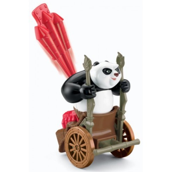 Figurine Kung Fu Panda Le pousse pousse de Pô Jeux et jouets Mattel