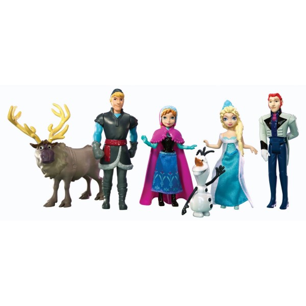 Figurines La Reine des Neiges : Coffret 6 figurines - Mattel-Y9980