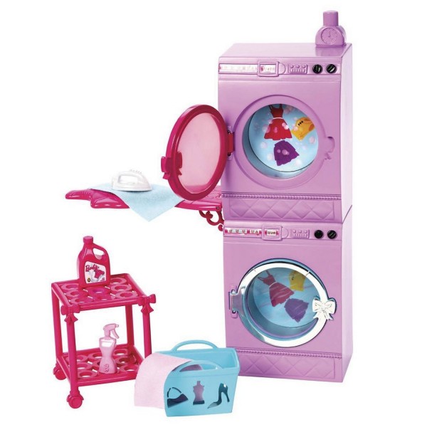 Le mobilier de Barbie : Machine à laver - Mattel-X7936-X7938