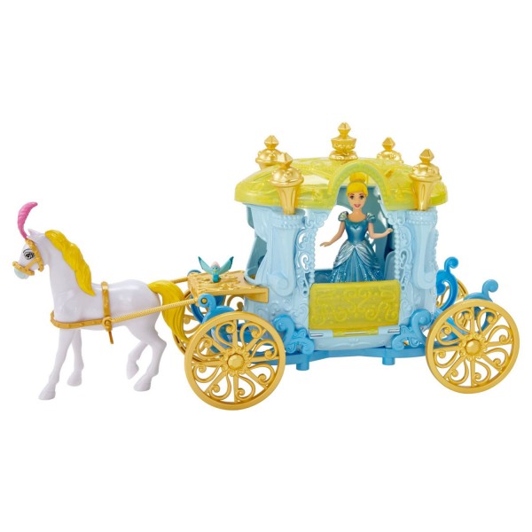 Mini poupée Princesse Disney : Le carrosse de Cendrillon - Mattel-CJP95