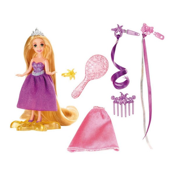 Mini poupée Princesse Disney Chevelure : Raiponce - Mattel-Y3465-Y3466
