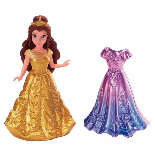 Mini poupée Princesse Disney et tenue : Belle - Mattel-X9404-X9408