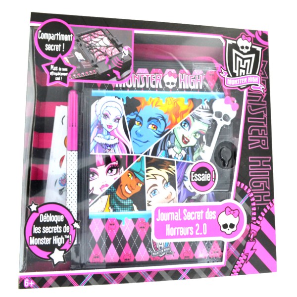 Journal secret des horreurs Monster High - Mattel-V1137