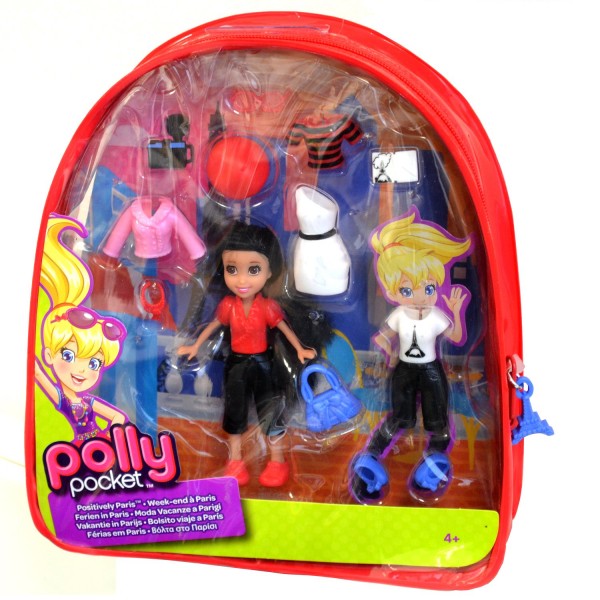 Polly Pocket : Sac à dos de voyage : Week-end à Paris - Mattel-T7087-W5959