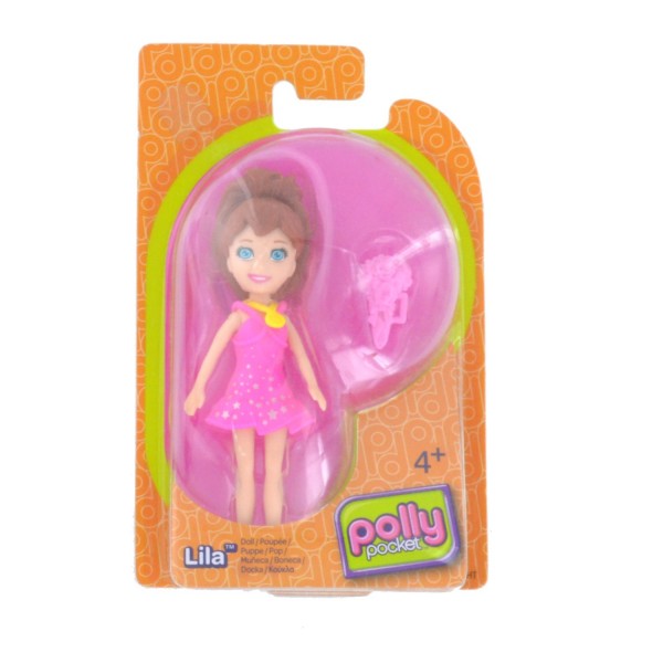 Polly Pocket La p'tite Polly : Lila et son bouquet de fleurs - Mattel-K7704-BCY77