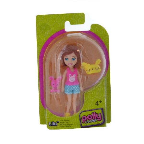 Polly Pocket La p'tite Polly : Lila peluche - Mattel-K7704-BCY70
