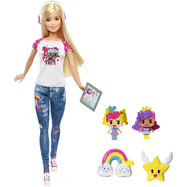 Poupée Barbie Héroïne de jeux video : Monde réel - Mattel-DTV96