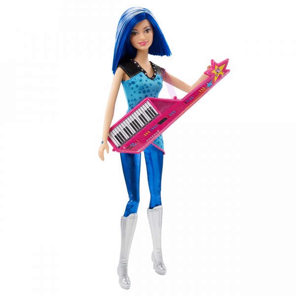 Poupée Barbie : Amies Rock et Royales : Zia et Keytar - Mattel-CKB60-CKB62