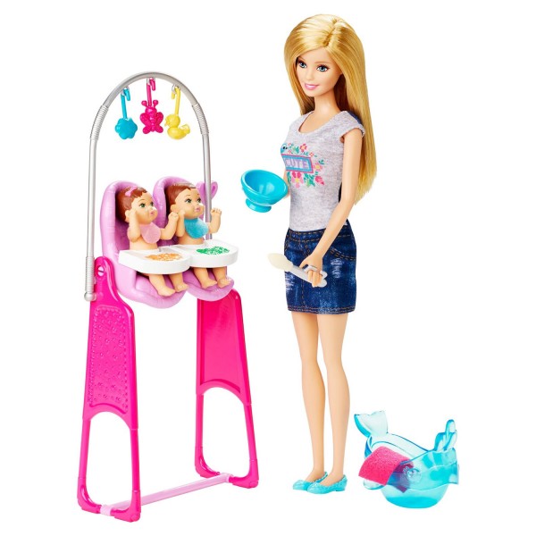 Poupée Barbie : Babysitter - Mattel-CKJ22