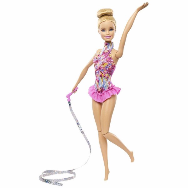 Poupée Barbie : Gymnaste tenue rose - Mattel-DKJ16-DKJ17
