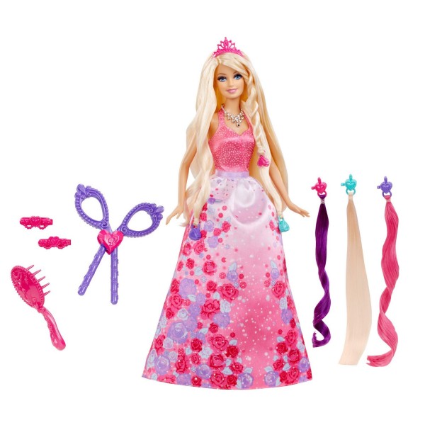Poupée Barbie : Princesse Chevelure - Mattel-BCP41