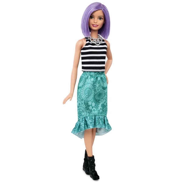 Poupée Barbie Fashionistas : Cheveux violets - Mattel-DGY54-DGY59