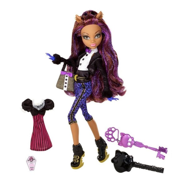 Poupée Monster High : Tenue de soirée : Clawdeen Wolf - Mattel-W9188-W9191