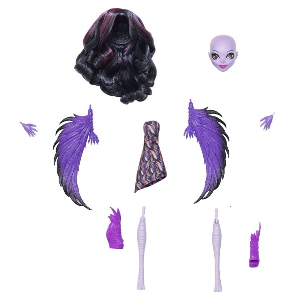 Poupée Monster High Créa'Terreur : Harpie - Mattel-W9175-Y0420