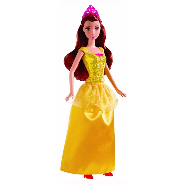 Poupée paillette Princesse Disney : Belle - Mattel-CBD35