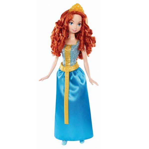 Poupée paillette Princesse Disney : Merida - Mattel-BJJ59
