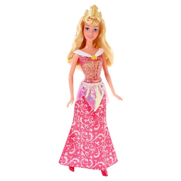 Poupée Princesses Disney Paillettes : Aurore - Mattel-CFB82-CFB76