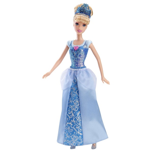 Poupée Princesses Disney Paillettes : Cendrillon - Mattel-CFB82-CFB72