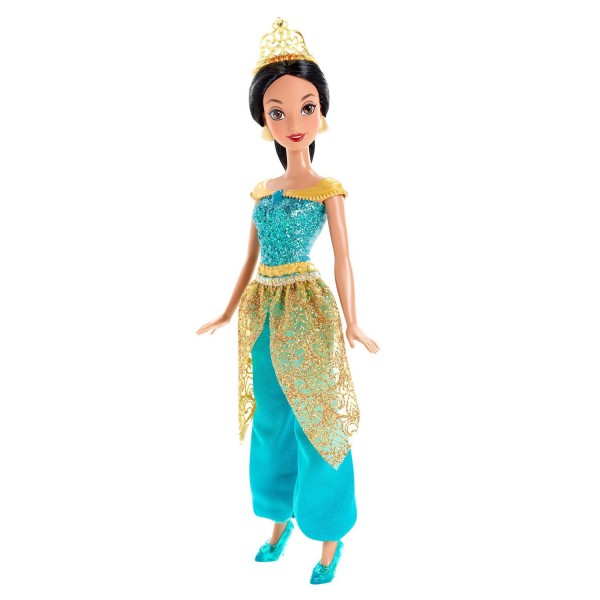 Poupée Princesses Disney Paillettes : Jasmine - Mattel-CFB82-CFB80