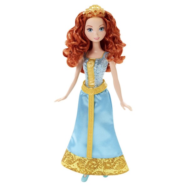 Poupée Princesses Disney Paillettes : Merida - Mattel-CFB82-CFB78